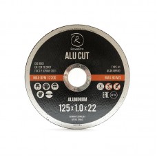 125 x 1.0 x 22мм,  Отрезной круг ROXTOP ALU CUT , Т41, алюминий (шт)