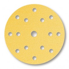 150мм , Гибкий шлифовальный круг SUNFLEX L210T  на липучке, 15 отв., жёлтый, P800 (шт)