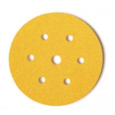 Шлифовальный круг на бумажной основе липучка GOLD 150мм 6+1 отв P320